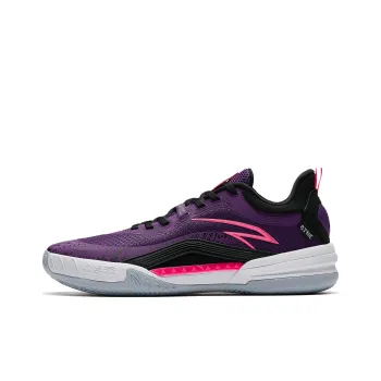Anta KAI 1 TEAM Low Top Basketball Shoes Men's Purple Black