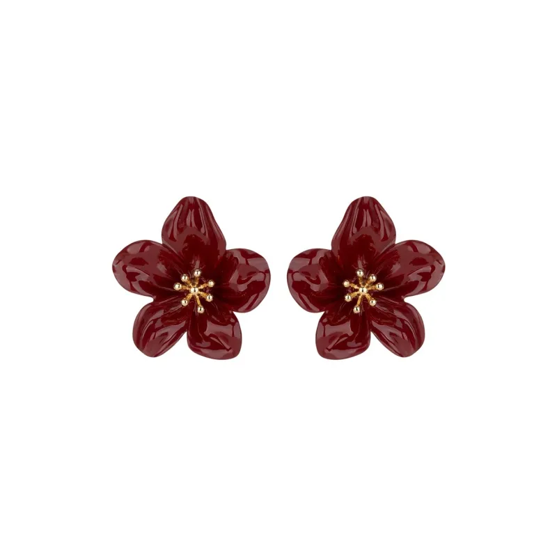 QLADY S925 Silver Stud Earrings Women's-0