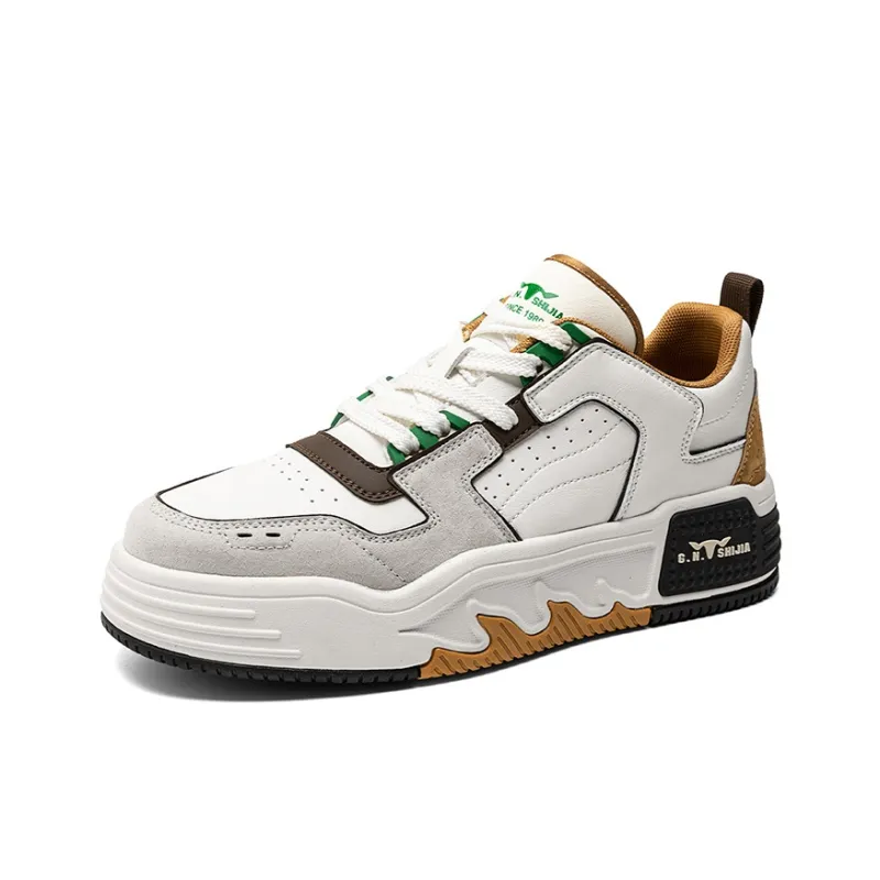 G.N.SHIJIA Lightweight Breathable Height Increasing Low Top Skateboard Shoes Men's-7