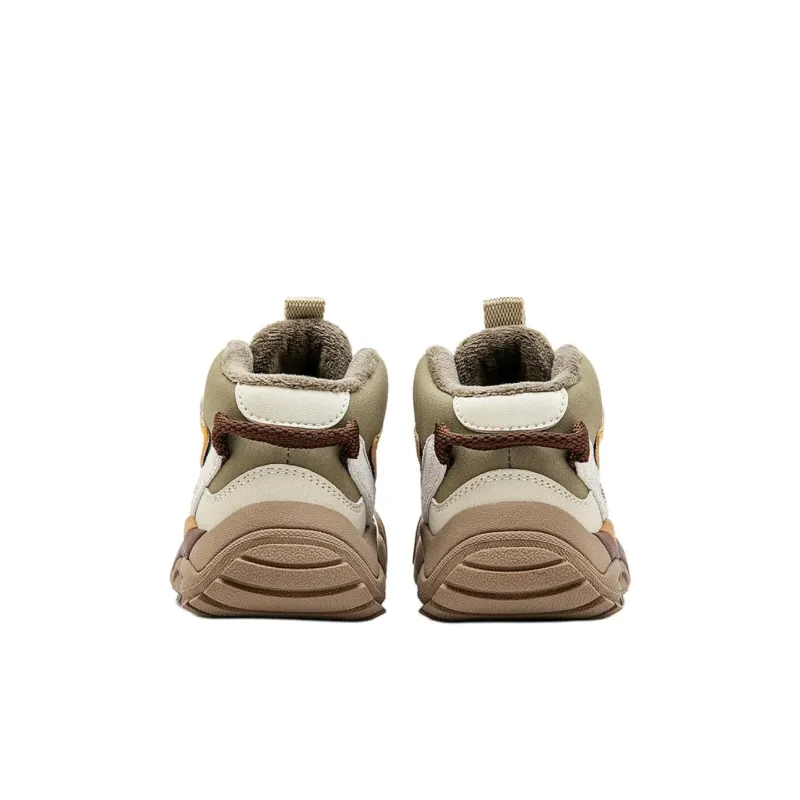 Teenmix Anti Slip Wear Resistant Low Top Kids Lifestyle Shoes Olive Green/Ochre Yellow Kids'-3