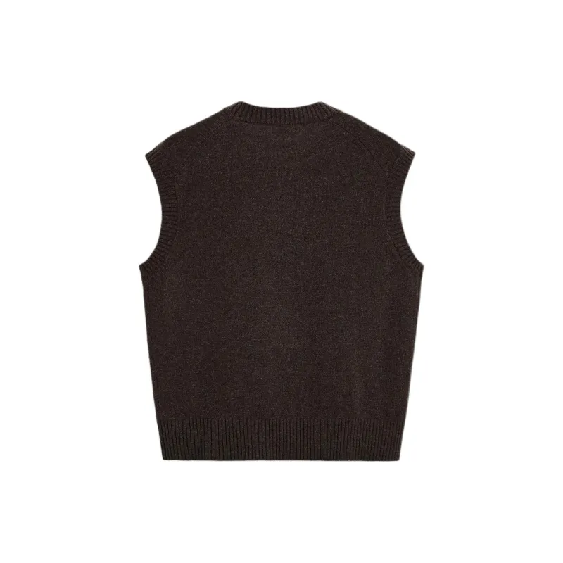 ZARA Tank Tops Men Brown-1