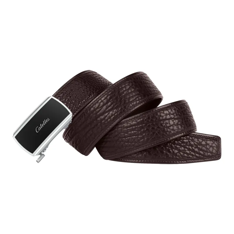 CATELLES Top Grain Cow Leather Leather Belts Men's 3.5cm-8
