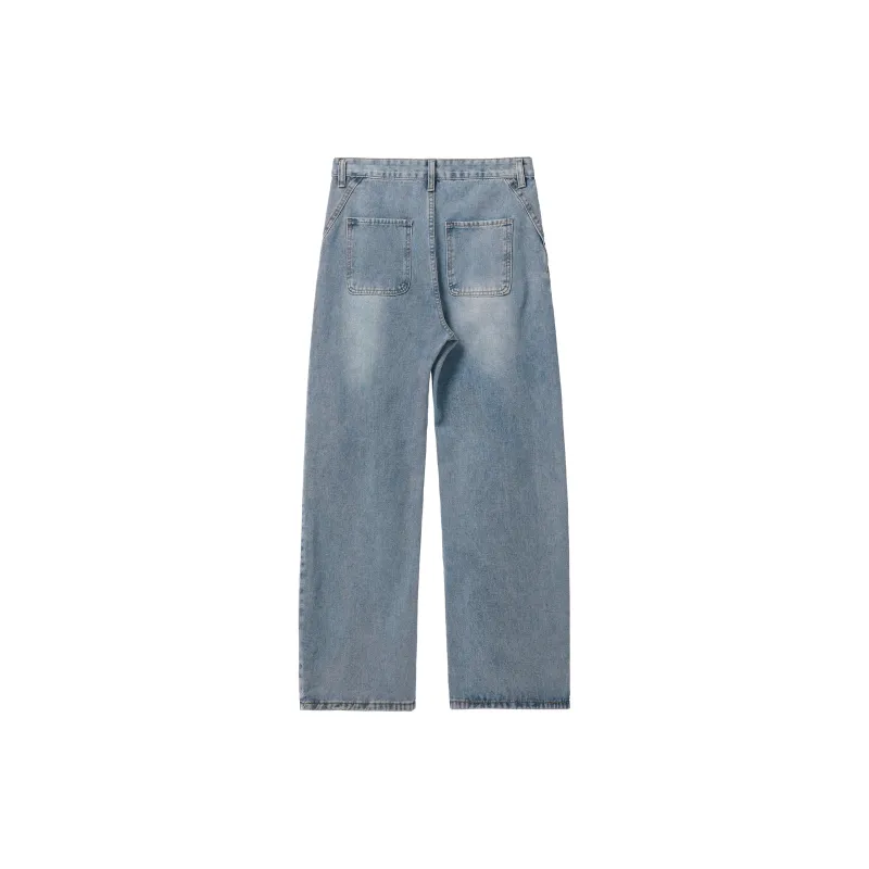 WARNING LIGHT Jeans Unisex Graphite Black-7