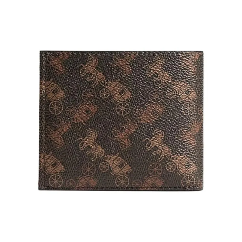 COACH Coated Canvas Wallet Women's Umber-1