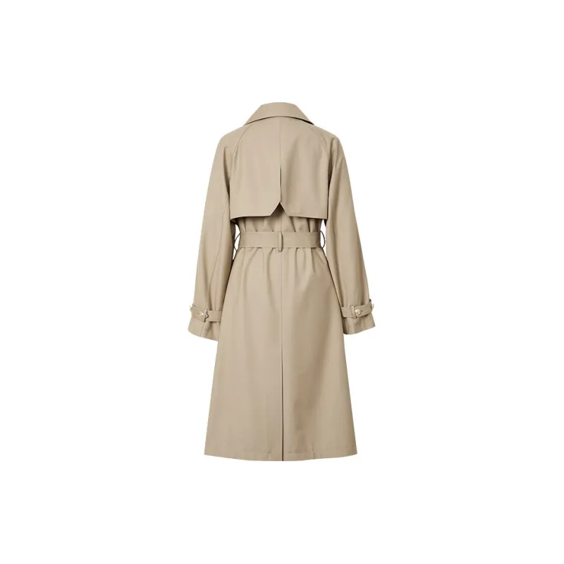 Hopeshow Trench Coat Women's Khaki-1