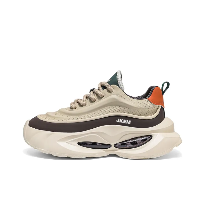JKEM Cushioned Slip-Resistant Abrasion-Resistant Low-Top Chunky Sneakers Men's-10
