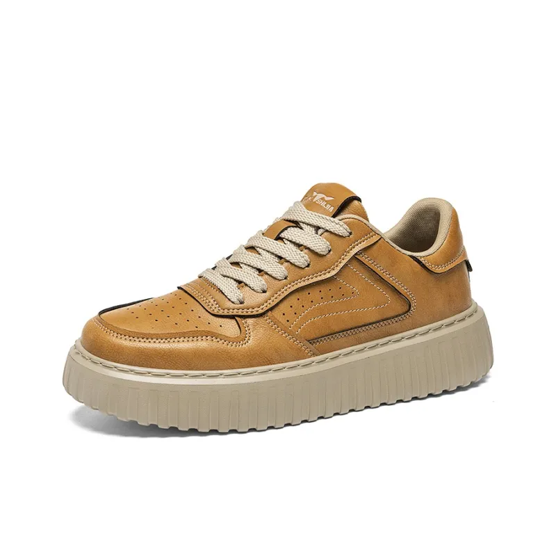 G.N.SHIJIA Wear Resistant Lightweight Breathable Height Increasing Low Top Skateboard Shoes Men's-7