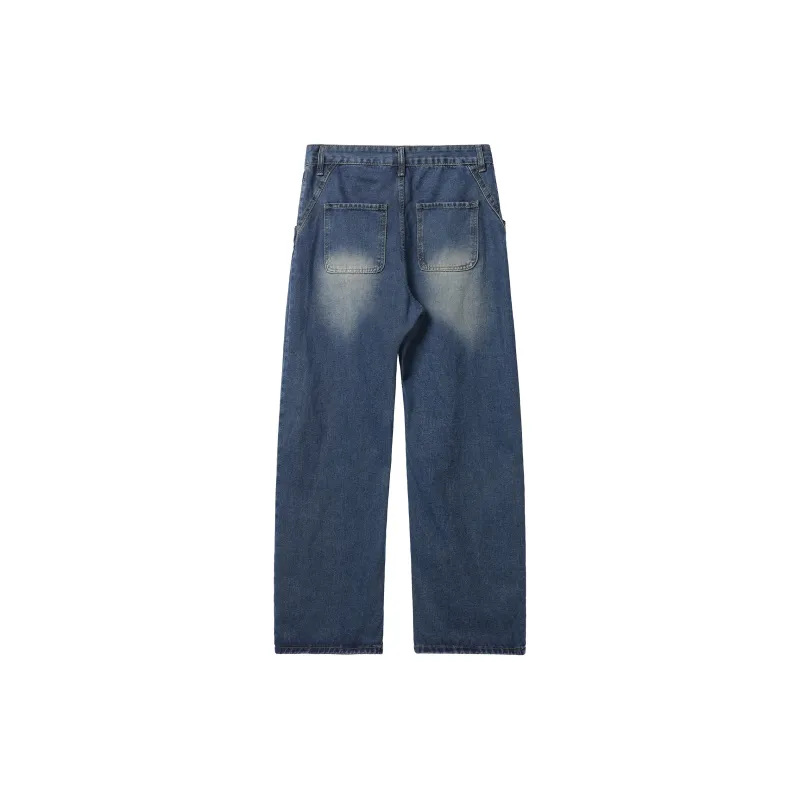 WARNING LIGHT Jeans Unisex Graphite Black-1