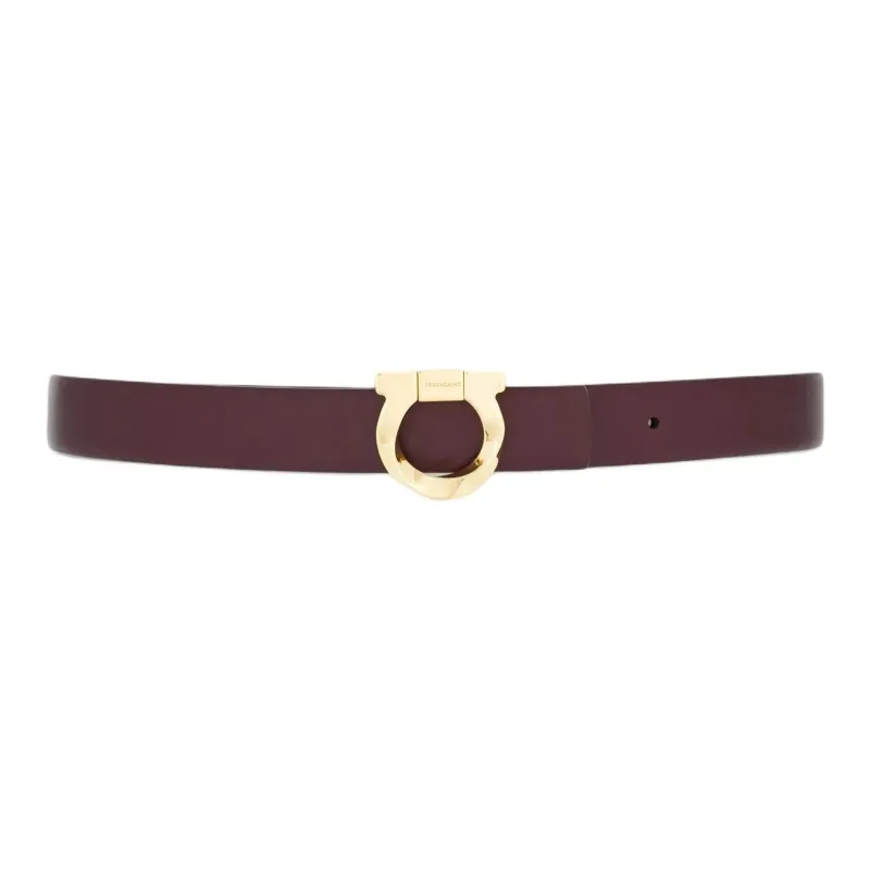 Ferragamo Gancini-plaque Reversible Leather Belt-1
