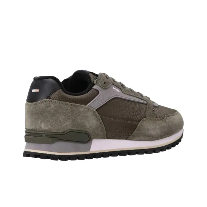 HUGO BOSS Low Top Casual Shoes Men's Green-3