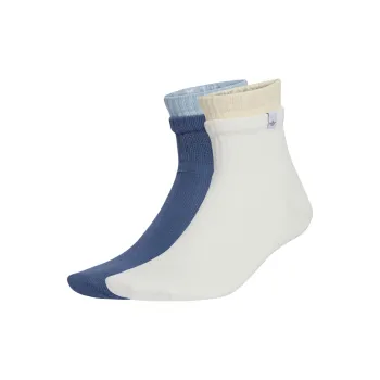 Adidas Originals 3S 2L 1/4 S 2P Mid Calf Socks Unisex 2 Pack