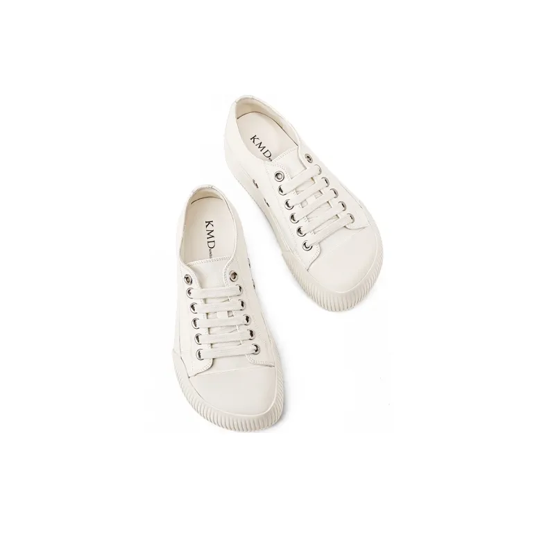 KMD Lightweight Skateboard Shoes Women's Ecru-2