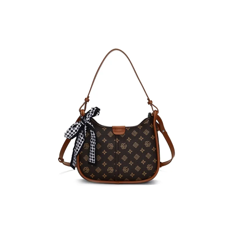 Meow in the grass Shoulder Bags-4