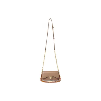 BOB ORE BLUE COLLECTION Genuine Leather Portable Crossbody Bag Shoulder Bag Small Size Women's Camel