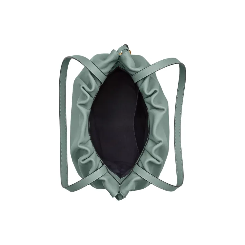 COACH Faye Leather Bucket Bag, Handbag, Shoulder Bag Tubas Women's Green-2
