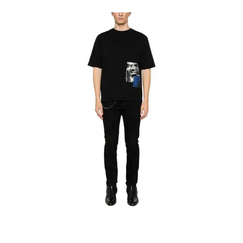 DSQUARED 2 Graphic Printed Crewneck T Shirt-1