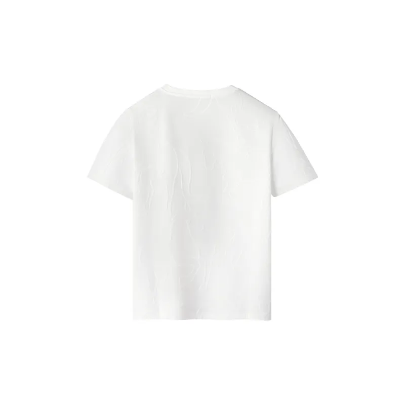 HLA T Shirts Men Ecru Y6-1