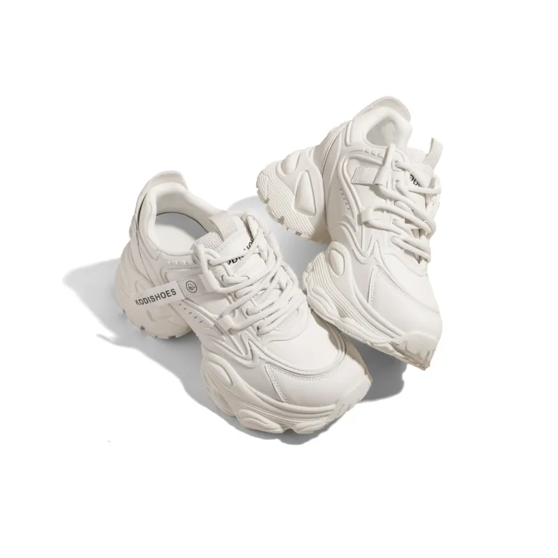 KODI Anti Slip And Wear Resistant Height Increasing Low Top Chunky Sneakers Women's-8