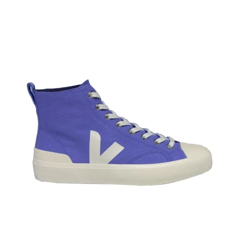 VEJA Wata II High-Top Canvas Shoes Unisex Blue-1