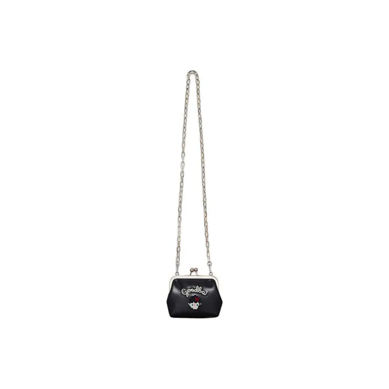 GOOD BAI Artificial Leather Shoulder Bag Crossbody Bag Women's Black-0