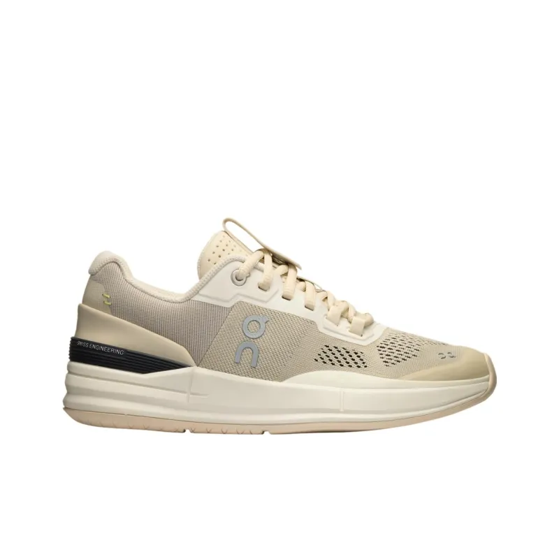 On The Roger Pro Anti Slip Wear Resistant Low Top Tennis Shoes Women's Beige Yellow-1