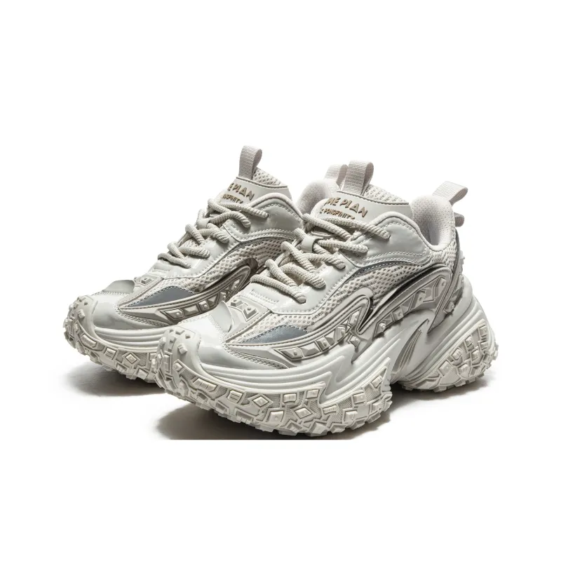 FINEPLAN Anti-Slip Wear-Resistant Low-Top Chunky Sneakers Unisex-13