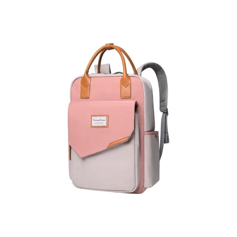 Victorian Traveler Nylon Backpack Regular Women's Pink-1