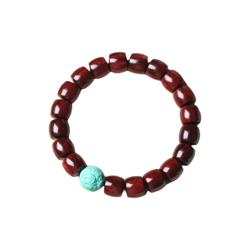 Finger Carpenter Small leaved Rosewood Wooden Bracelets Unisex-14