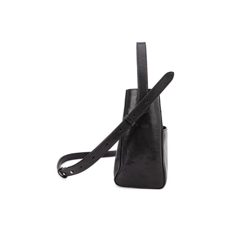 VENOF Cow Leather Bucket Bags Handbags Medium Size Women's Multicolor-9