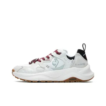Le Coq Sportif Anti-Slip Wear-Resistant Low-Top Casual Shoes Women's White Red