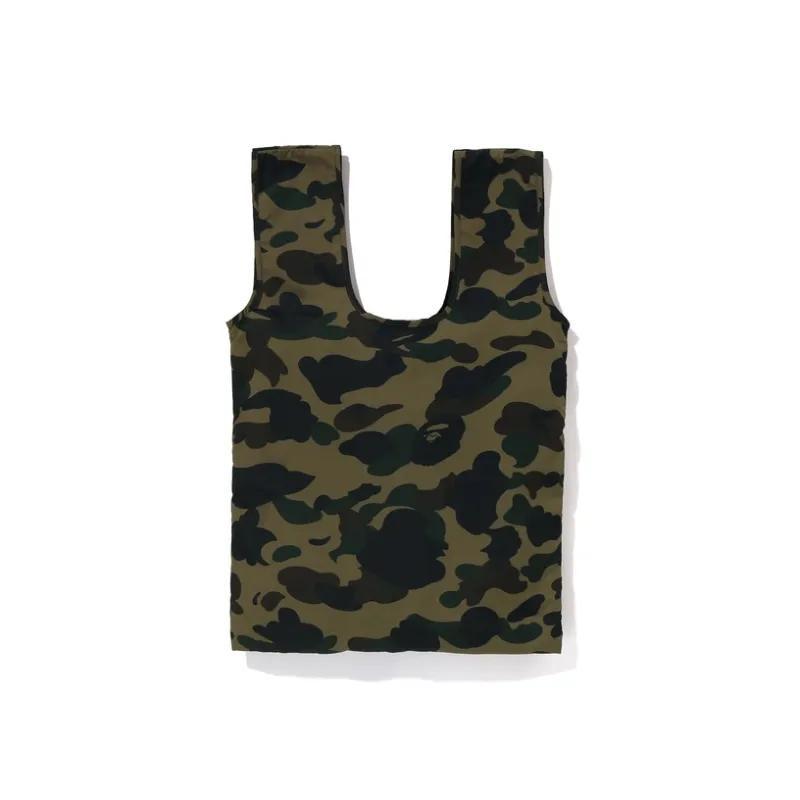 A BATHING APE NANGA Collaboration Polyester Shopping Bag Regular Unisex Green-1
