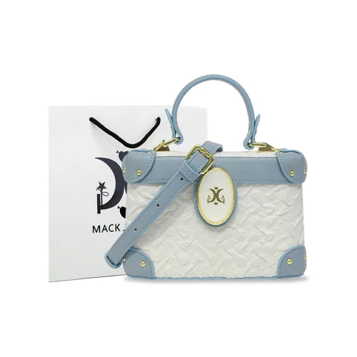 MACK JODAER Microfiber Synthetic Leather Shoulder Bag Crossbody Bag Medium Size Women's Light Blue
