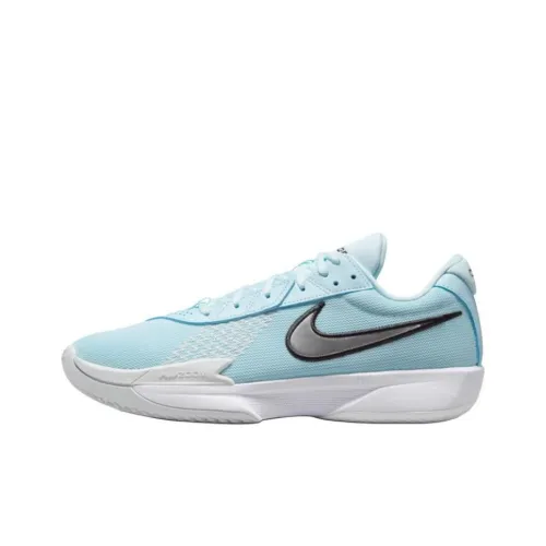 Nike Air Zoom G.T. Cut Academy Anti Slip Wear Resistant Low Top Basketball Shoes Men's Blue White
