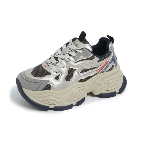 BINGO DUCK Low Top Chunky Sneakers Women's