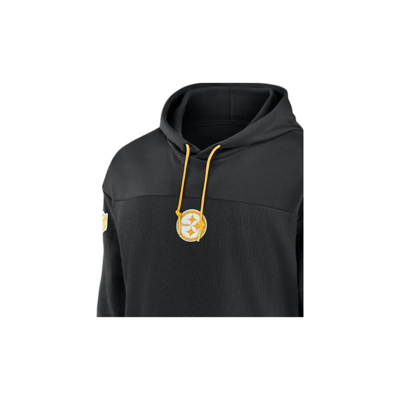 Nike Pittsburgh Steelers Sideline Jersey Men's Nike Dri-FIT Nfl Pullover Hoodie-3