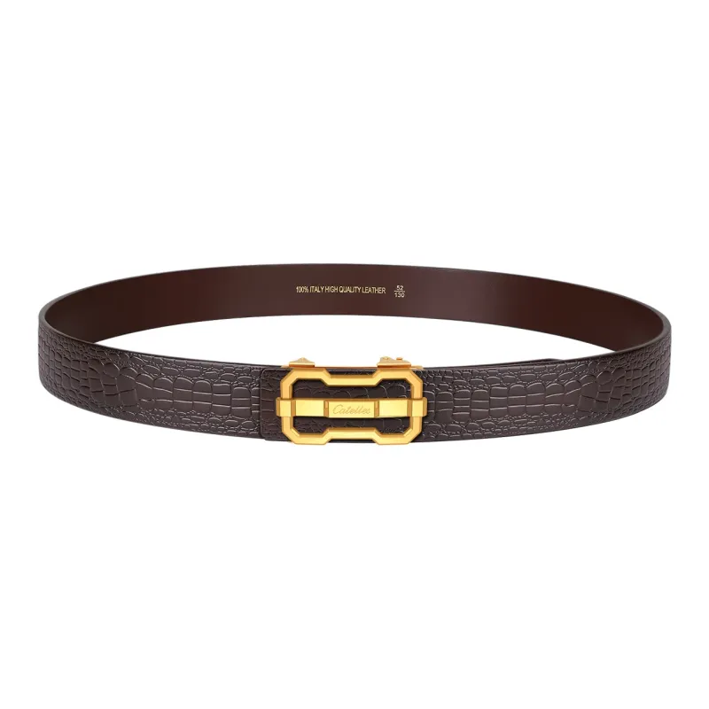 CATELLES Top Grain Cow Leather Leather Belts Men's 3.4cm-11