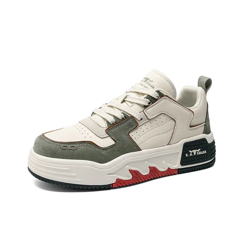 G.N.SHIJIA Lightweight Breathable Height Increasing Low Top Skateboard Shoes Men's-1