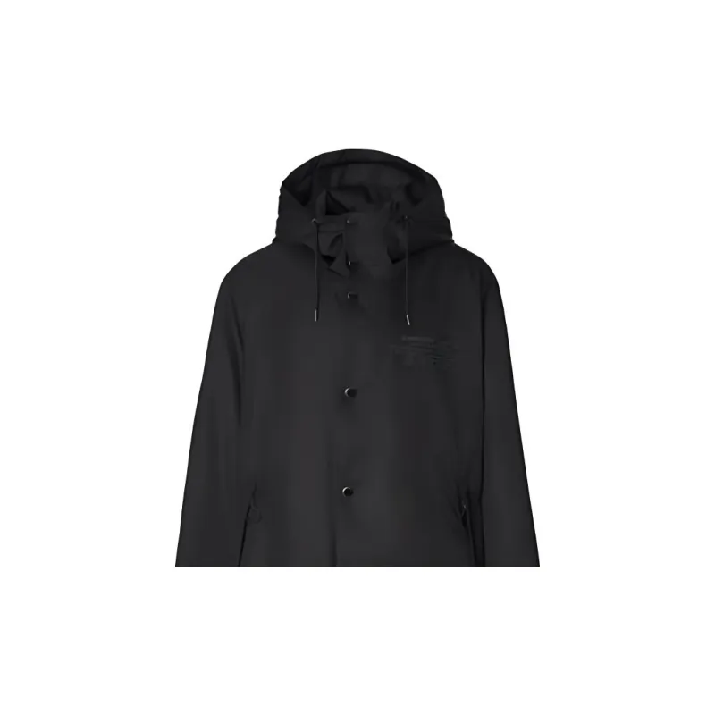 Burberry Coats Men Black-4