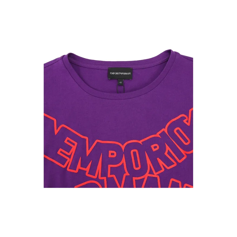 EMPORIO ARMANI T Shirts Women's Purple-3