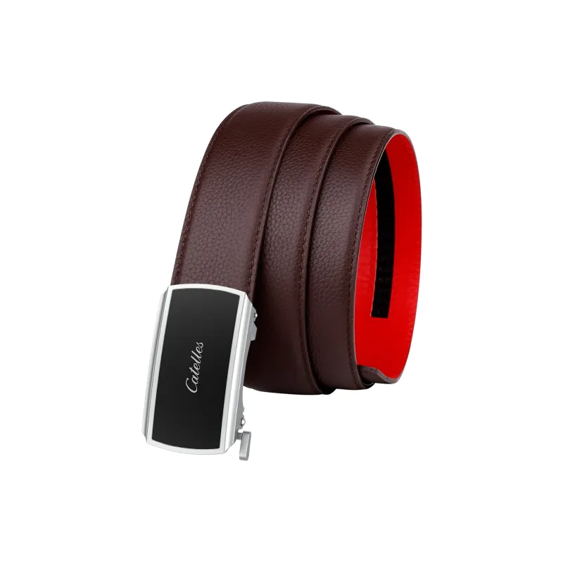 CATELLES Top Grain Cow Leather Leather Belts Men's 3.5cm-10