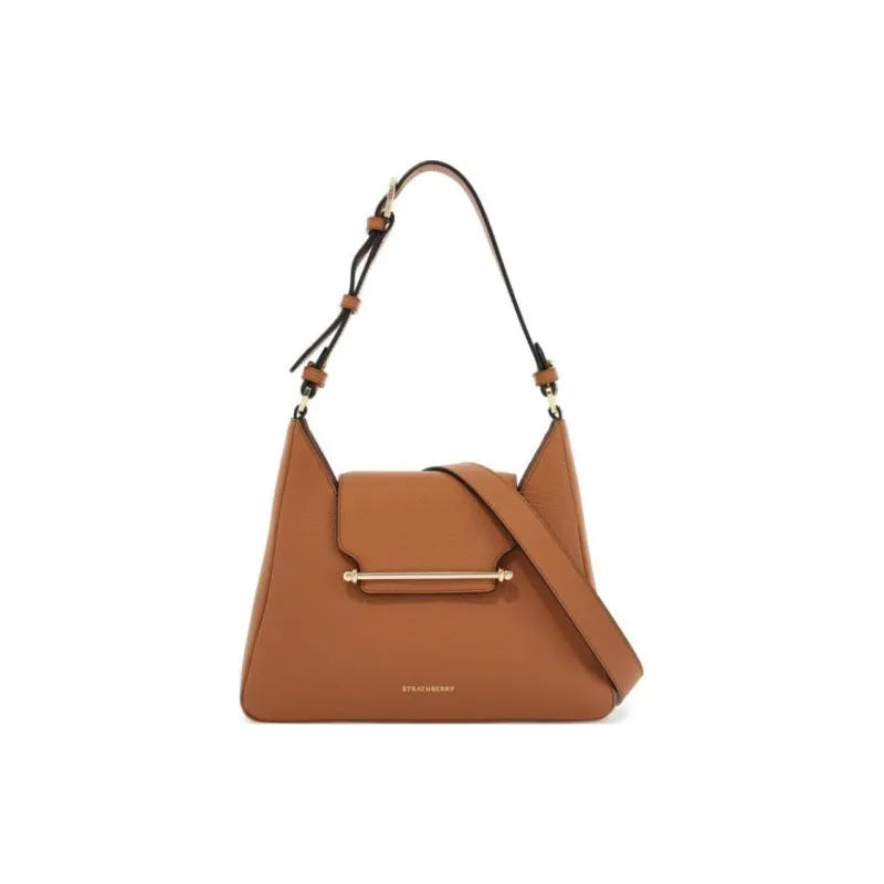 Strathberry Calfskin Shoulder Bag Women's Brown-0