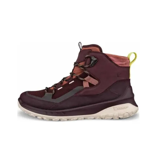 Ecco Ult-trn High-Top Outdoor Shoes Women's Red
