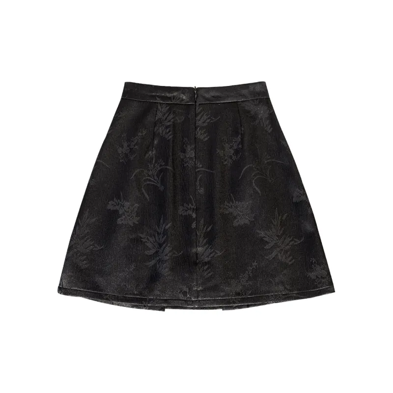 TOUCH Casual Short Skirts Women's Black-1