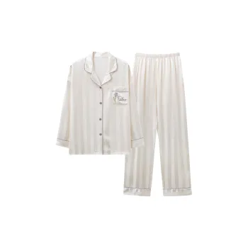 XIAFENYAN Pajama Set Women's Beige