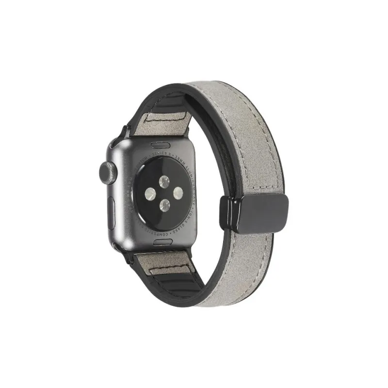 MUZHITIANKONG Apple Compatibility Watch Band 21.5cm Crazy Horse Leather Material-10