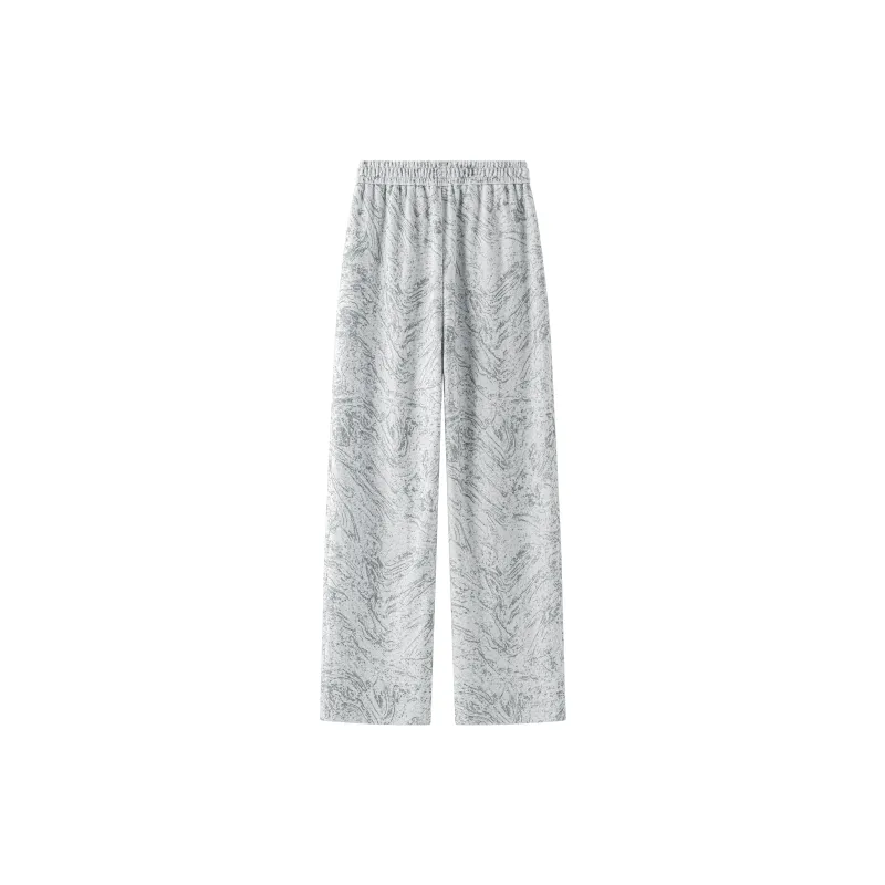 P8H9 Casual Pants Unisex Light Gray-2