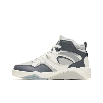 Anta Lieyan3.0 Warm And Wear Resistant High Top Skateboard Shoes Men's Gray White