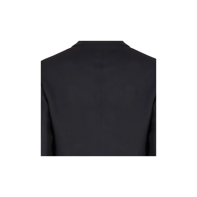 GIORGIO ARMANI Single breasted Jacket In A Chevron Jacquard Stretch wool Blend-4