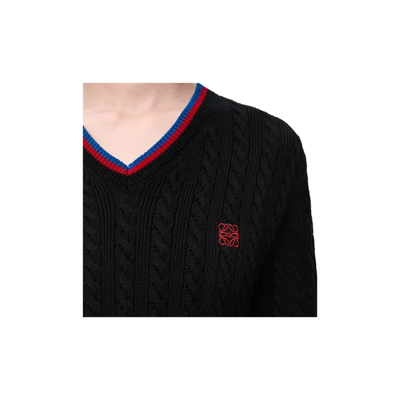 LOEWE SS25 Sweater Women's Black-4