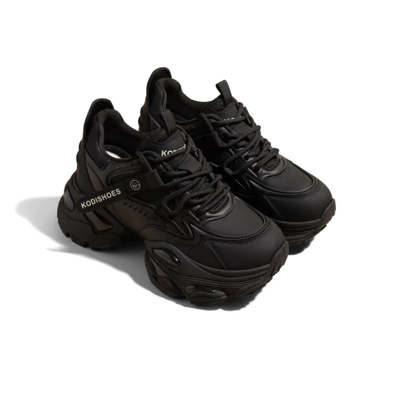 KODI Anti Slip And Wear Resistant Height Increasing Low Top Chunky Sneakers Women's-3